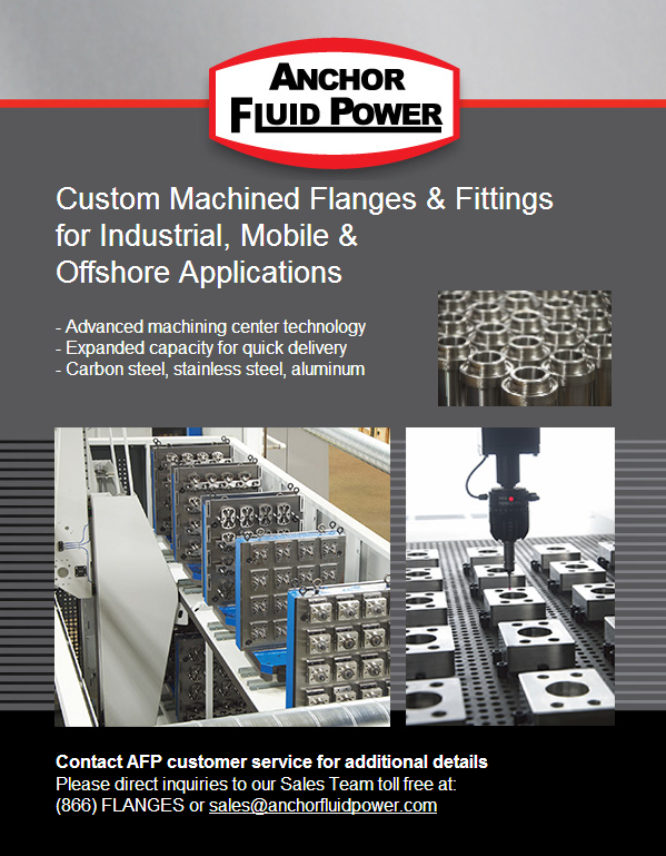 Check Out <a href="/AnchorFP/">Anchor Fluid Power</a>'s Custom Machined Flanges &amp; Fittings for Industrial, Mobile &amp; Offshore Applications