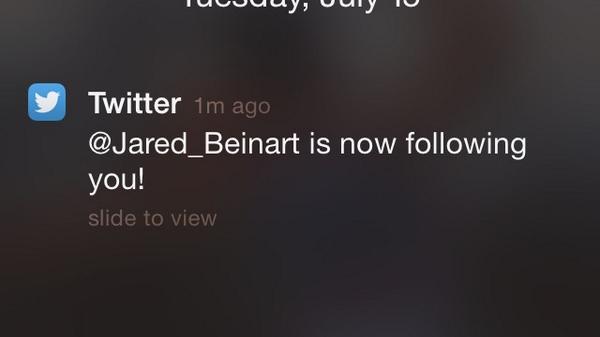 _jgoldy17's tweet photo. The first follower is #trapmessiah! This makes me #famous right? http://t.co/WWexvLZ8WB