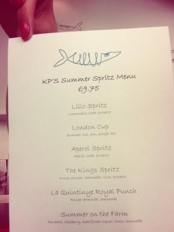 DandDLondon's tweet photo. #summer spritz menu @KPBarW8 @KPRestaurantW8 #timetoterrace http://t.co/XqtnhyZ3fa