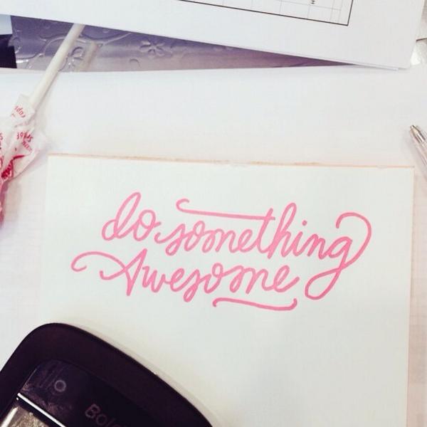 BCBGeneration's tweet photo. From the desk of creative director #JoyceAzria - do something awesome today #GenGirls π http://t.co/7lXSaHpVwN