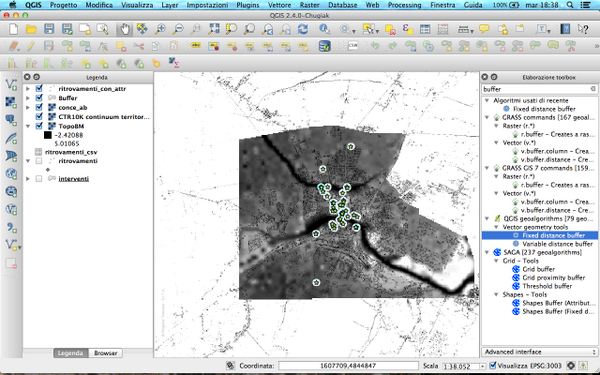 Astracane's tweet image. #archeodata14 @LucaMandolesi  @OpenTechne mappa finale, prima di andare a casa. A domani!