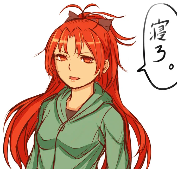 今日のワンドロ画像万能説 #寝ろ 