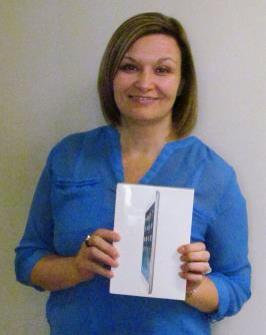SCIAlberta's tweet photo. Congratulations to our very own Jill on winning the iPad mini from the @SCI_Canada playoff hockey pool! http://t.co/oEuNZnGUDe