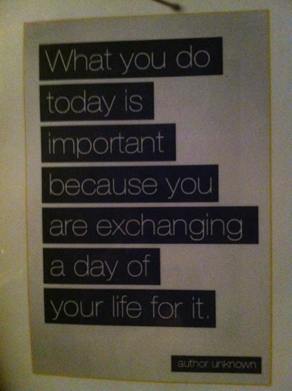 positivevibesb's tweet image. 🙌 what you do today is important because you are exchanging a day of your life for it