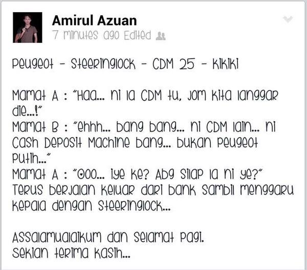 herrydamyxz's tweet image. #Peugeot #cdm25 #steeringlock #kiki