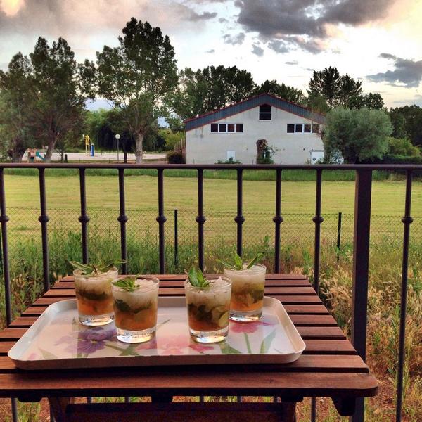 Una de mojitos en los pirineos.