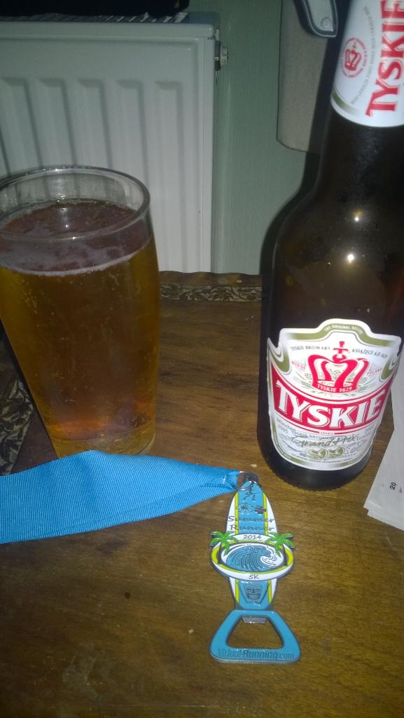 GammondSL2's tweet image. Enjoying my first pint opened with Summer Runner @virtual_running medal.. #happy days