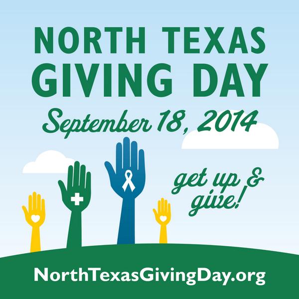Gearing up for GIVING ~ North Texas Day of Giving - Sept 18th! #ntxgivingday #makeawayorg #MakeADifference