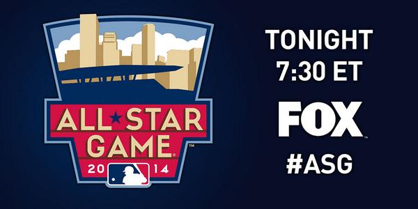 Braves's tweet photo. Watch @Kimbrel46, @FreddieFreeman5 and @Julio_Teheran represent the Braves and the NL at the #ASG on FOX at 7:30 ET. http://t.co/SDSzkWhsDu