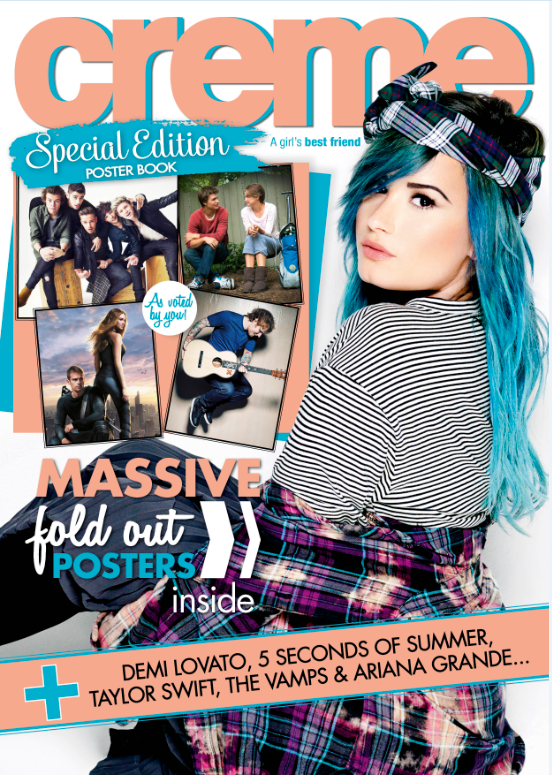 CremeMagazine's tweet image. Have you got our #August issue yet?! It's a special edition poster book! On sale now xx