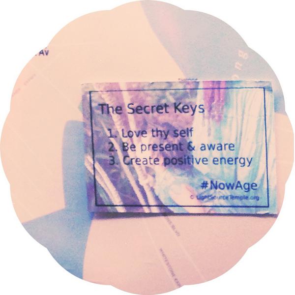 Nice little reminder on the train... #NowAge #TheSecret #alwayspositive #motivation