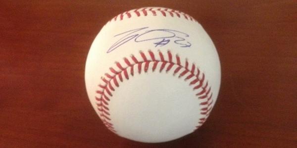 Brewers's tweet photo. RETWEET for your chance to win a ball signed by #Brewers All-Star @C_Gomez27! #whiff http://t.co/1t4hYyYN2t