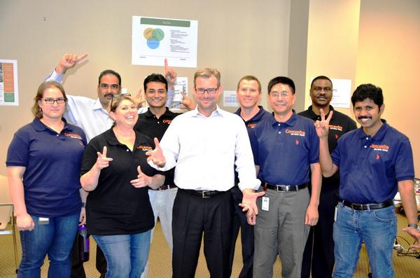 ConcentraDevops's tweet photo. @ConcentraDevops All smiling faces from DevOps team...after an exciting n exhausting day @ Concentra DevOps Tech show http://t.co/Xgx4peiWNY