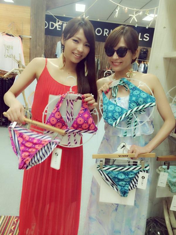 hiura_yuika's tweet photo. 昨日のROXY展示会には
トッキーと行ってきたの♡
可愛すぎてテンションあがって
トッキー＆ゆいかはその後の予定断って
長いこと滞在しちゃった笑
届くの楽しみだーい♡ http://t.co/fUFolrVyhQ