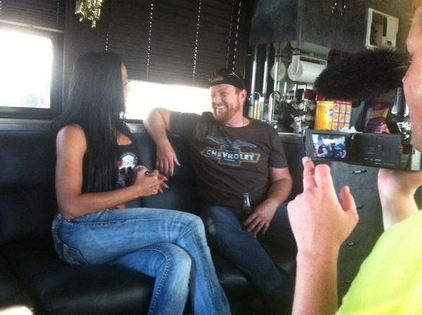 GMDonTV's tweet photo. Filming @AmyBella80 with @tommysteele at 8 Great Tuesdays #hdbikefest edition. @HDERIE @8GreatTuesdays @ERIDTN http://t.co/MDioimILQD