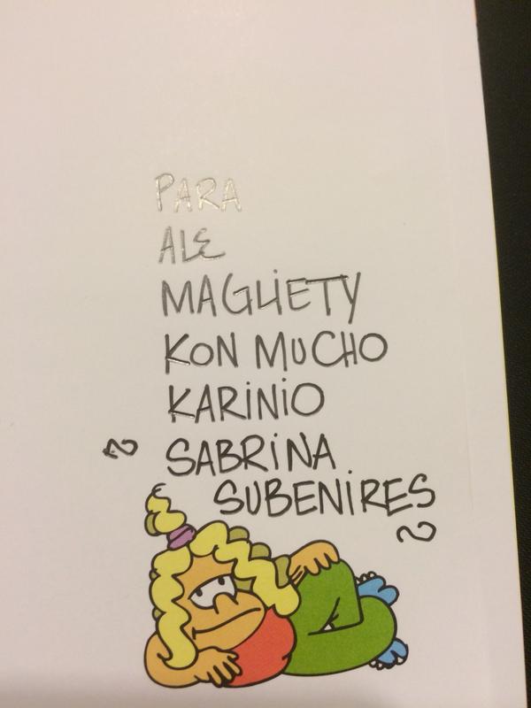 Grassiass <a href="/lachicasabrina/">lachicasabrina</a> por tu livro!! Es lo massimo!!!!! Me emcamto!!