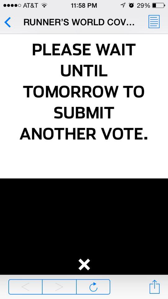 minnie_jax's tweet image. @runlikeam0ther @glenperkins I voted! Oh hey look, it's tomorrow! #votingagain 😬