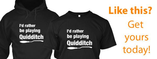 Quidditch_App's tweet image. &quot;..rather be playing Quidditch&quot; 
Don&apos;t wait!-Only 7 days left to order your shirt!
Get it here goo.gl/vIJBWV