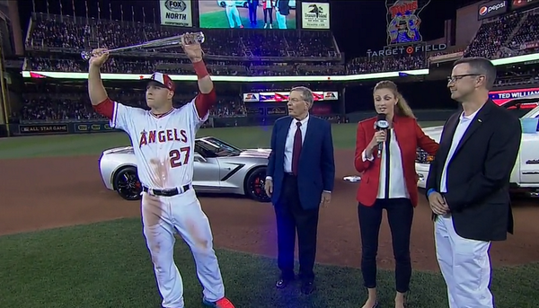 SB Nation on X: Mike Trout is your 2014 MLB All-Star Game MVP. He