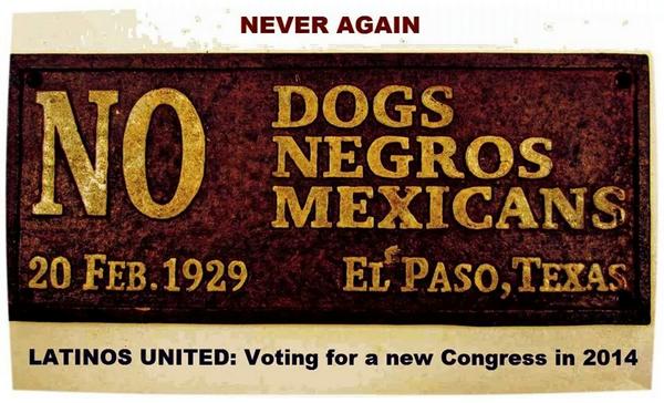 juanote3's tweet photo. This cannot happen again #Latinos  voting  #GOP  out @JohnCornyn #TNTweeters http://t.co/co3xc43r4z