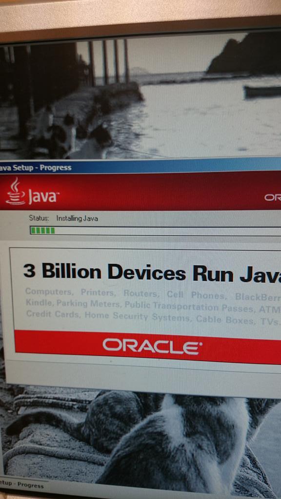 MarthadeFaoite's tweet image. I hate this screen #JavaUpdate