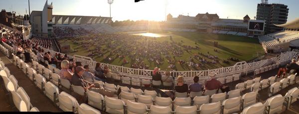 ChrisGreen847's tweet photo. A Few photos from Trent Bridge cricket ground big screen opera last night, #trentbridgecricketgroundopera http://t.co/unI92iGdo2