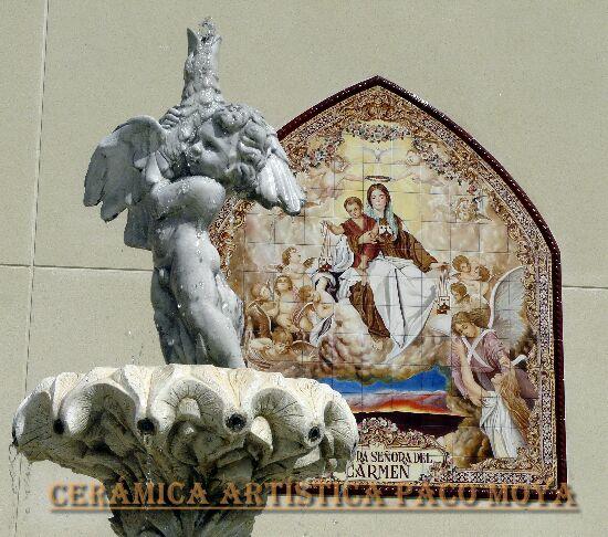DHermanasCofrad's tweet photo. Ubicación del Retablo Cerámico de Ntra Sra del Carmen, en la parroquia de Ntra Sra de la Oliva, Dos Hermanas, Sevilla http://t.co/TpwjE65DEZ