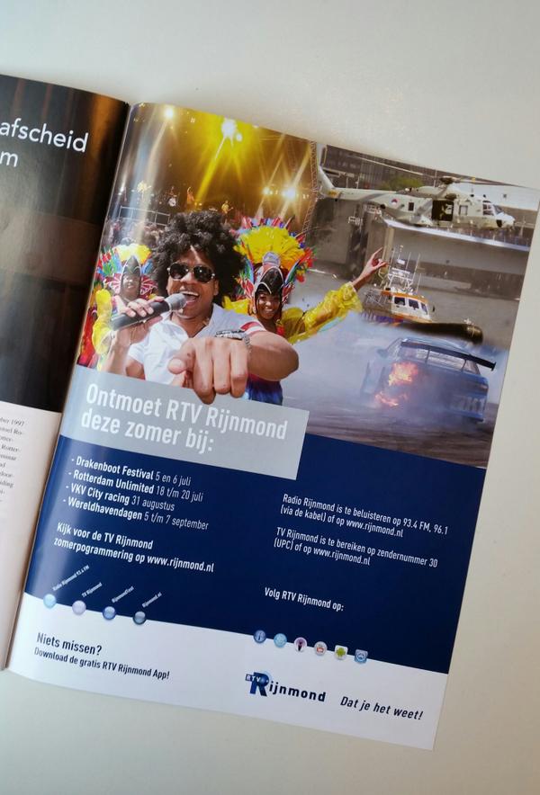 AMplusD's tweet image. De maandelijkse RTV Rijnmond advertentie in het Rijnmond Business magazine! @keesbusiness @RTV_Rijnmond #rtvrijnmond