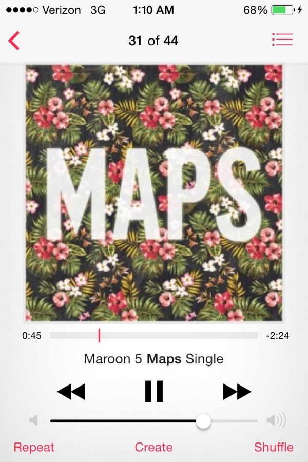 iamlaurentyler's tweet photo. Yaaaaaaaasssssssssssss, this song is amazing #Maroon5Maps 🎶🎶🎶🎶🎶 http://t.co/HG3bIPRJqp
