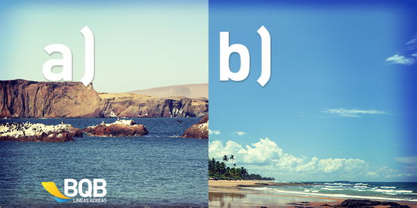 buquebus_cl's tweet photo. ¡Demuestra cuánto sabes de tu continente! Adivina cuál playa pertenece al Océano Pacífico y cuál al Atlántico. http://t.co/BWOZrfreC8