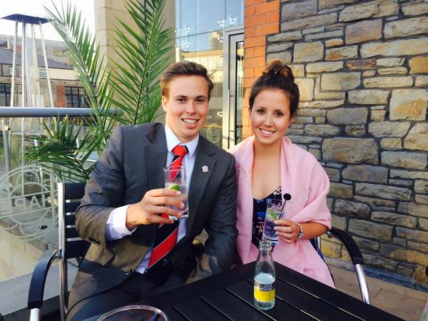 PhilipC00per's tweet photo. Excellent time at Bradley Cooper's graduation from Cardiff yesterday. Good luck for Lucy Edwards today! http://t.co/L5DdQWPX9c