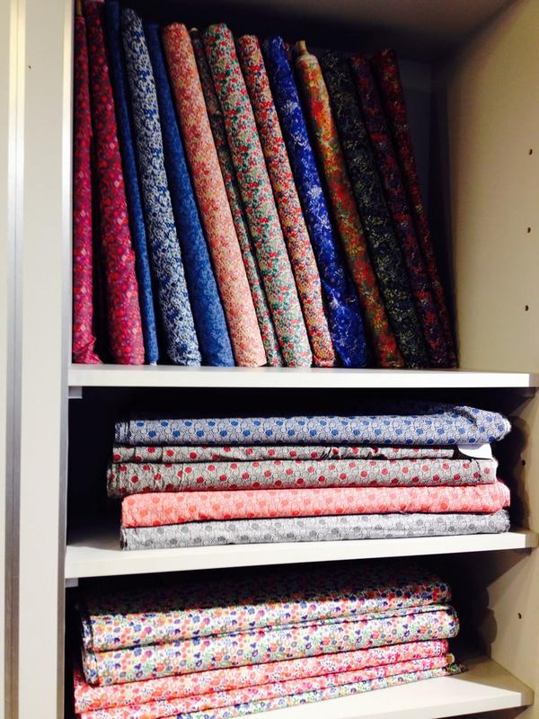EnsemblierUK's tweet photo. What an array of bright @LibertyLondon fabrics for the summer! http://t.co/cODJqdWAhM