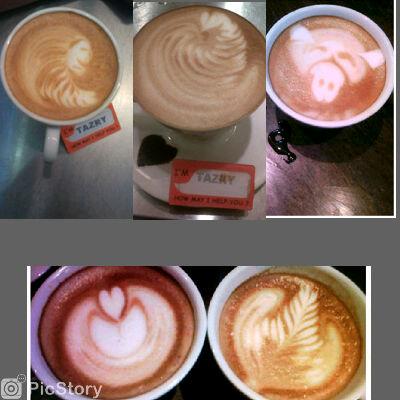 TazryZud's tweet photo. Latte art colection ;) http://t.co/2R4UmFLf5K