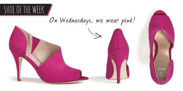 nextofficial's tweet photo. RT + Follow by 4PM today to #WIN these hot pink shoe boots. (We’re in love!) #ShoeoftheWeek http://t.co/44gkCYS6Ku http://t.co/t0bY20LiN7