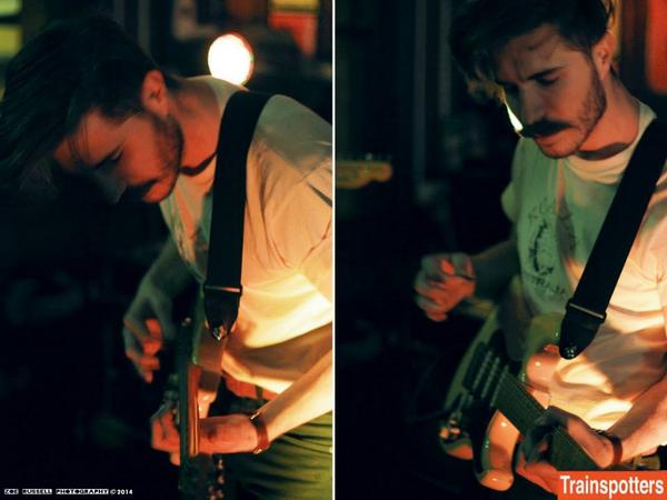 Two Alex's, two guitars 
<a href="/Trainsp0tters/">Trainspotters</a>