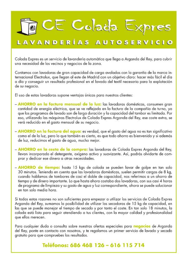 ArgandExpres's tweet image. Conoces las ventajas de lavar y secar en Colada Expres #Arganda? Ahorro económico y energético.