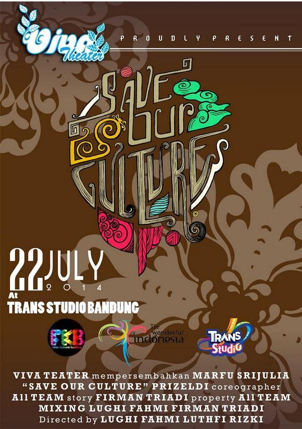 Persembahan <a href="/vivateater/">Viva Teater</a>  dengan karya nya yang berjudul "save our culture" di wonderful of indonesia #semangatWOI