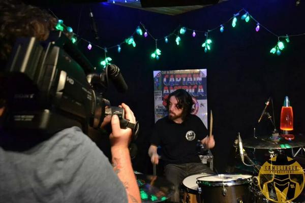 Camslinger_NI's tweet photo. Photos taken on the 10/7/14 from video shoot with Drummer Rory McAuley at Zero Hour Studios. http://t.co/82dqIzvsTo