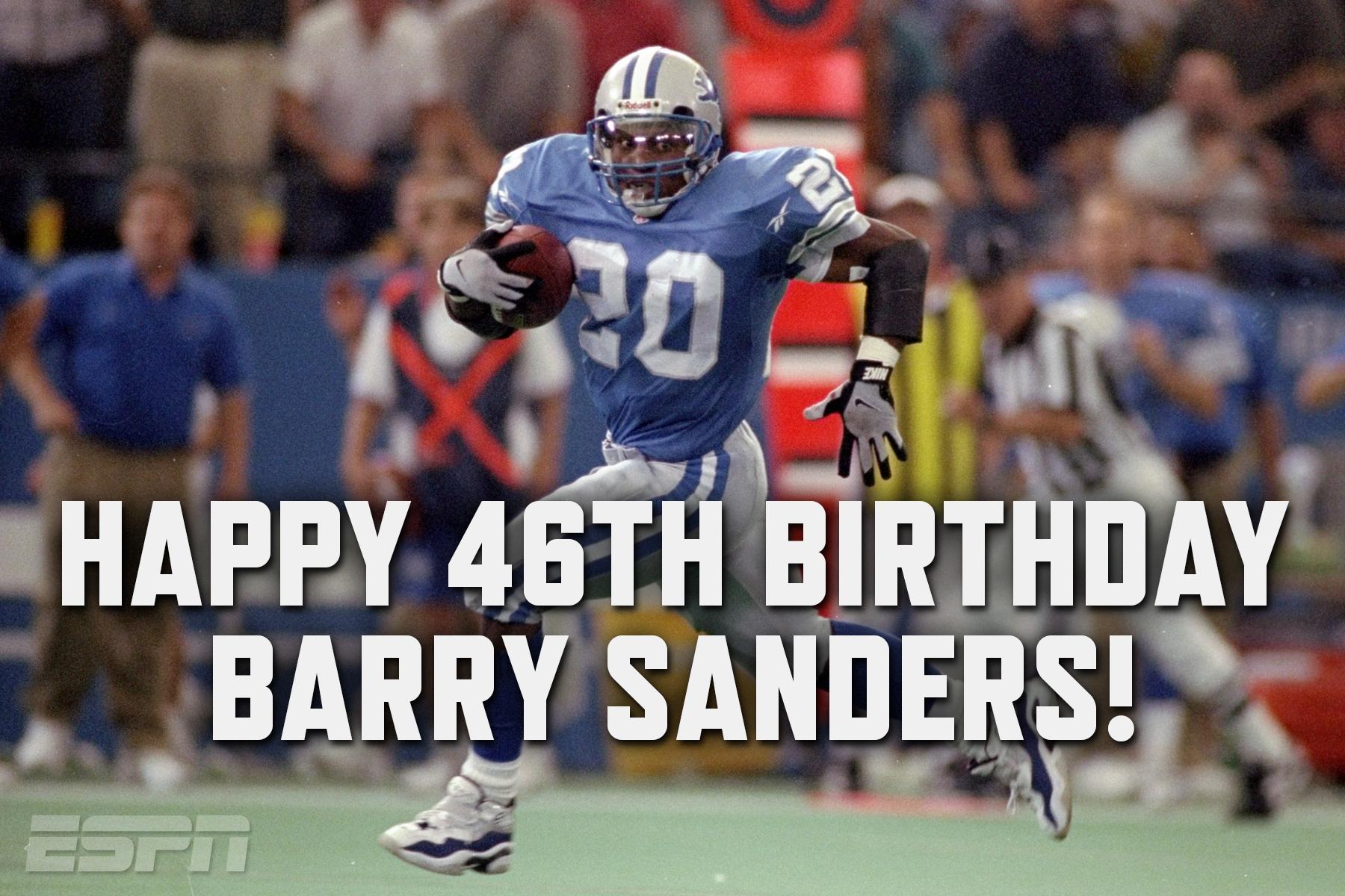Happy Birthday to 10-time Pro Bowler, six-time First-Team All-Pro and 2004 Hall of Fame inductee Barry Sanders! 
