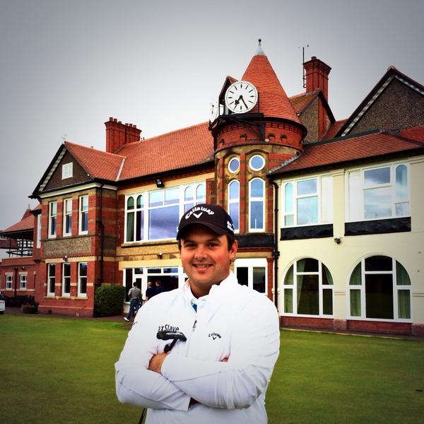 CallawayGolfEU's tweet photo. #TeamCallaway's Patrick Reed getting in some early practice today at #TheOpen http://t.co/KyFgTpjjJ1