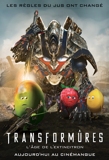 oasisbefruit's tweet photo. Aujourd'hui au cinémangue : #Transformures, l'âge de l'extincitron ! #TRANSFORMERSjyvais http://t.co/oPvtngNt7O