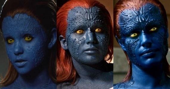 The different stages of Mystique