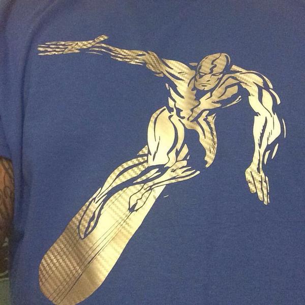 646Est2012's tweet image. Silver Surfer T-Shirt  #silversurfer #FantasticFour #tshirt #marvel
