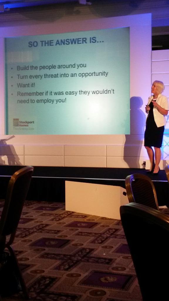 Nick_Resource's tweet image. "Your company is not one person, build on the people around you" great outro Helen McHale @StockportHomes #nfacomms