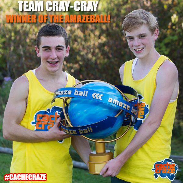 CacheCraze's tweet image. Last night’s winner is #TeamCrayCray