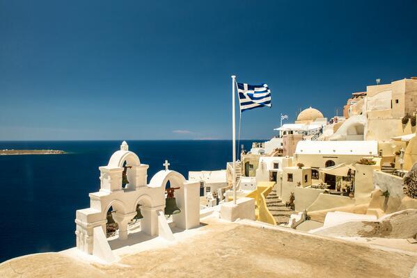_Paisajes_'s tweet photo. Una vista azul de #Santorini #Greece http://t.co/HU1hhc2xn1