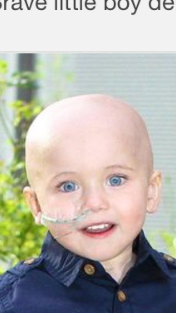 emsy09's tweet photo. How many RT's can we get for this little brave soldier with neuroblastoma cancer at only 2yrs old xx http://t.co/ewBtWsd1hs