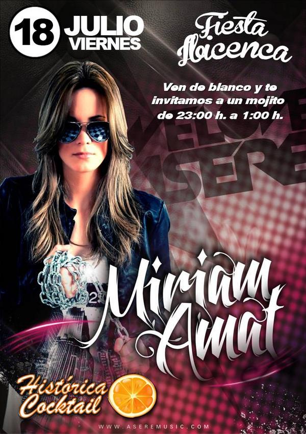 MaraDjj's tweet photo. Viernes noche+fiesta ibicenca+mojito gratis+ @MiriamAmat = No puedes faltar a
@CocktelHstorica 
#LosVierneSoNuestros http://t.co/94LNNAh55B