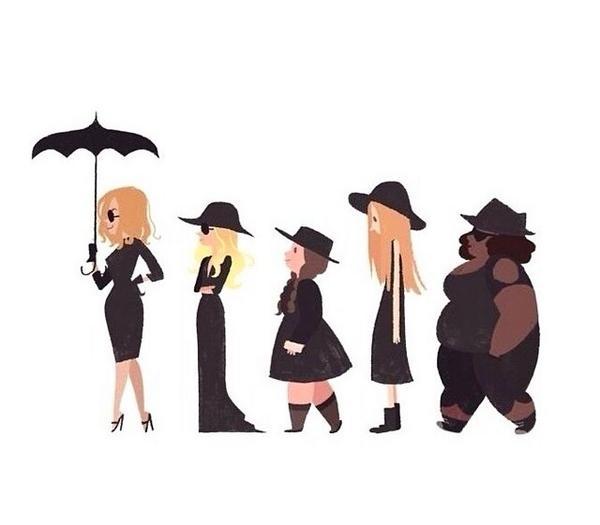 IlenaStar's tweet photo. @IlenaStar: Il mercoledì vestiamo di nero ❤️ #ahs #ahsCoven oggi così http://t.co/LTJhiuRG8B