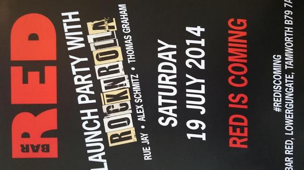 Bar_Redd's tweet image. Dont forget this saturday is our launch party with @RueRocknrolla!!! #barred #rediscoming